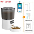 Automatic Pet Feeder 4L Capacity Smart Timer Tuya Control Food Dispenser with Stainless Steel Bowl Dogs Cats Feeding Supplies - Tech For Pets