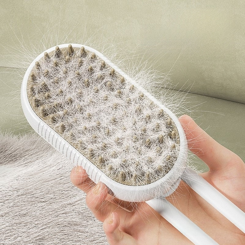 Electric Pet Grooming Spray Brush with Steam Function - Tech For Pets