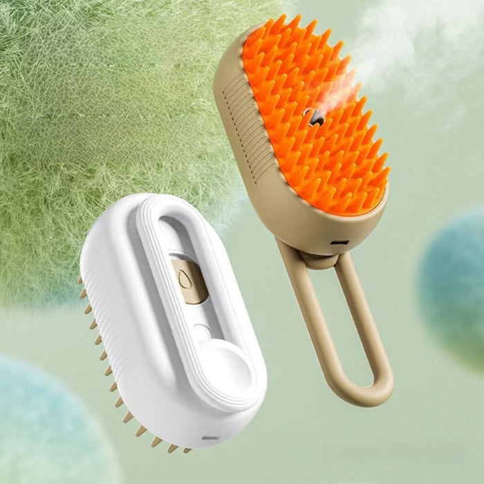 Electric Pet Grooming Spray Brush with Steam Function - Tech For Pets