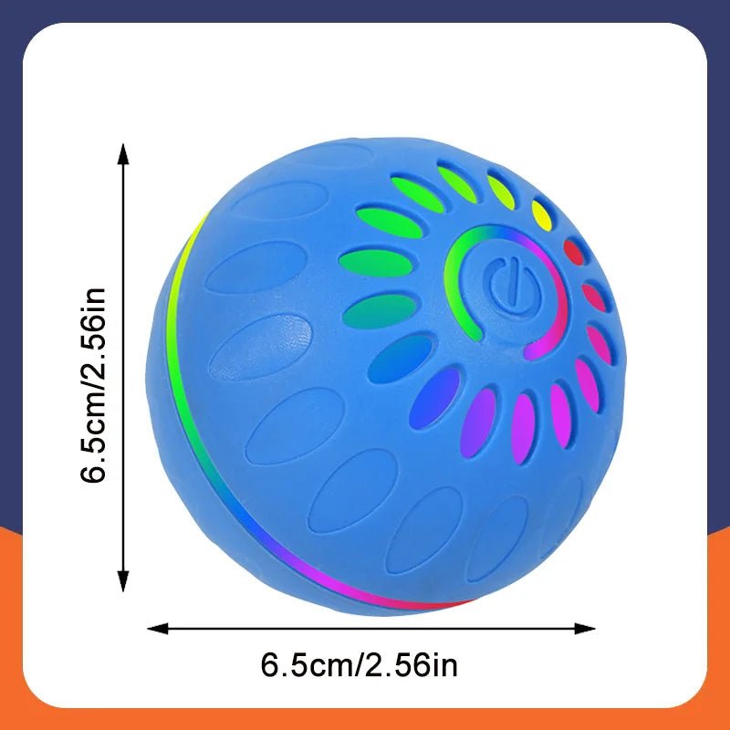 Interactive Smart Dogs Toys Balls - USB Automatic Moving Bouncing Ball for Puppy to Large dog - Electronic Pets Ball Birthday Gift - Tech For Pets