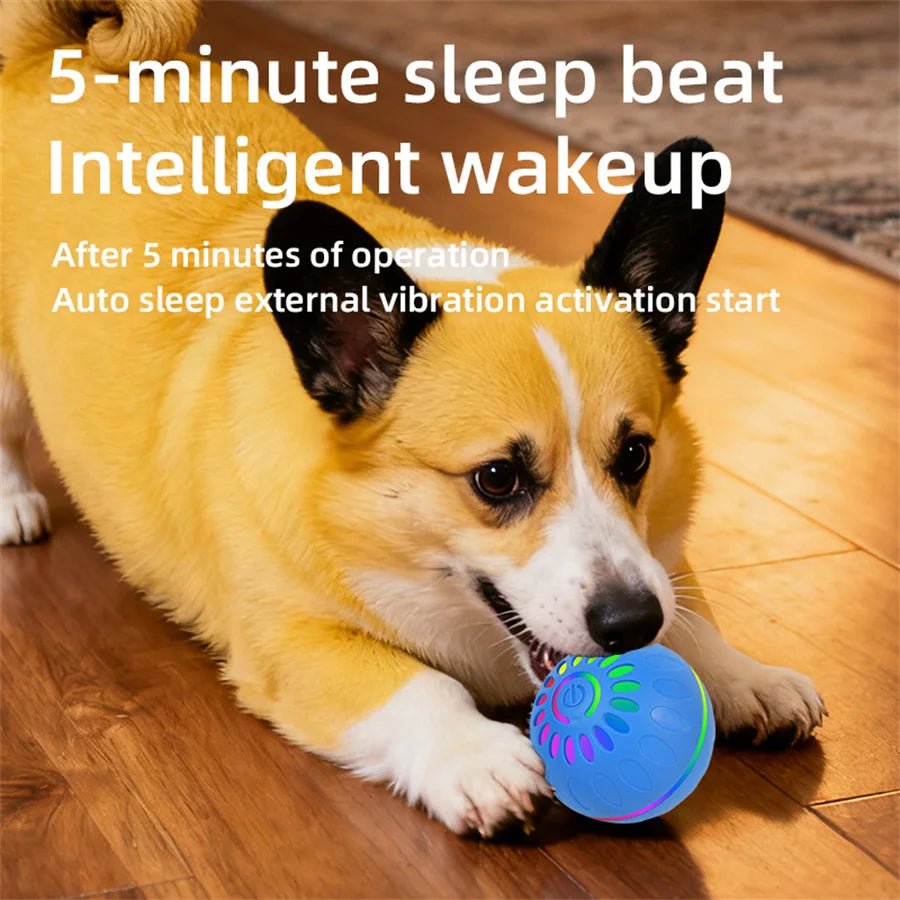 Interactive Smart Dogs Toys Balls - USB Automatic Moving Bouncing Ball for Puppy to Large dog - Electronic Pets Ball Birthday Gift - Tech For Pets