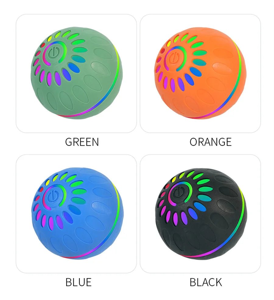 Interactive Smart Dogs Toys Balls - USB Automatic Moving Bouncing Ball for Puppy to Large dog - Electronic Pets Ball Birthday Gift - Tech For Pets