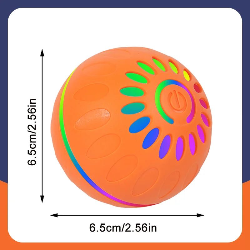 Interactive Smart Dogs Toys Balls - USB Automatic Moving Bouncing Ball for Puppy to Large dog - Electronic Pets Ball Birthday Gift - Tech For Pets