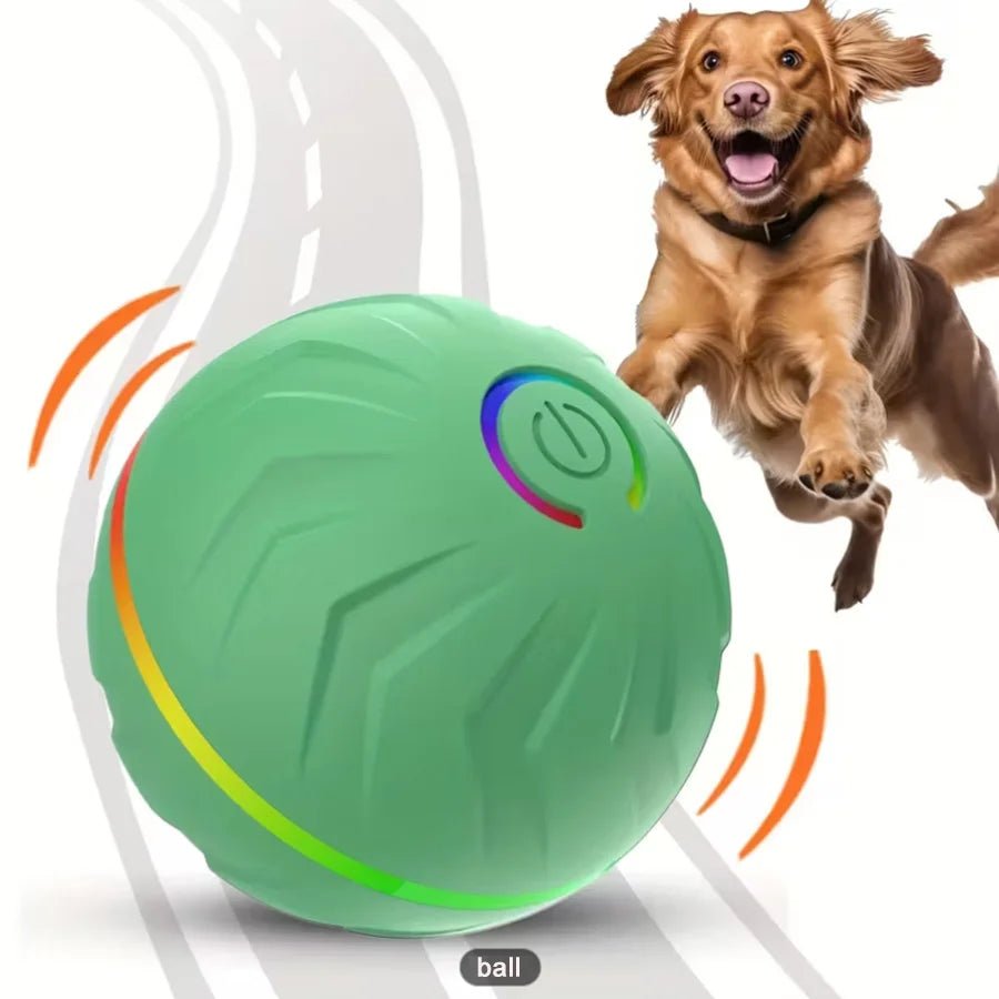 Interactive Smart Dogs Toys Balls - USB Automatic Moving Bouncing Ball for Puppy to Large dog - Electronic Pets Ball Birthday Gift - Tech For Pets