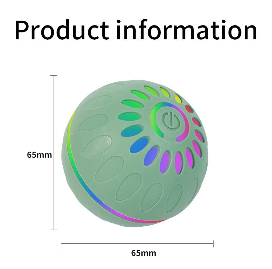 Interactive Smart Dogs Toys Balls - USB Automatic Moving Bouncing Ball for Puppy to Large dog - Electronic Pets Ball Birthday Gift - Tech For Pets
