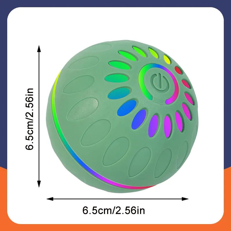 Interactive Smart Dogs Toys Balls - USB Automatic Moving Bouncing Ball for Puppy to Large dog - Electronic Pets Ball Birthday Gift - Tech For Pets
