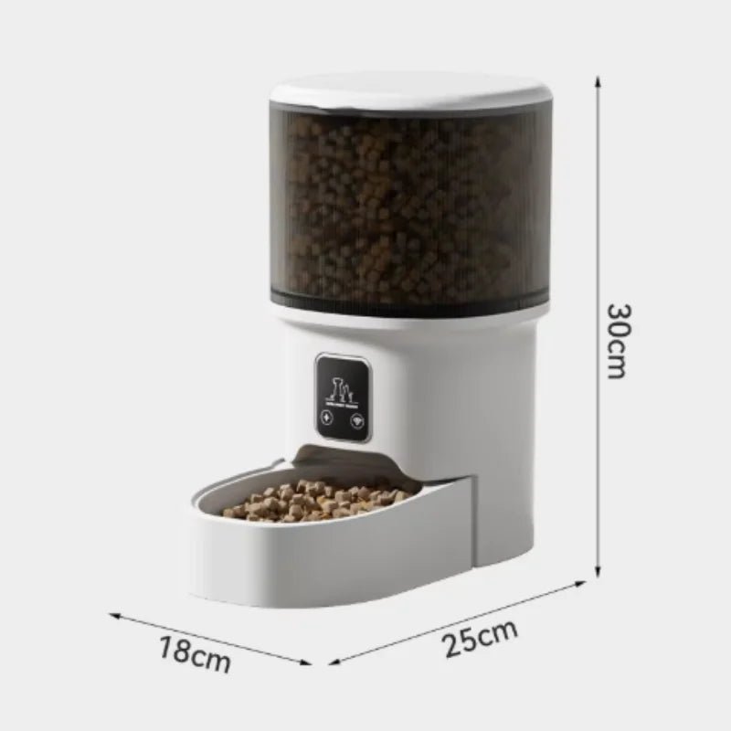 New 4L Button/WIFI Automatic Pet Feeder Smart Intelligent Cat And Dog Food Dispenser for Cats And Dogs - Tech For Pets