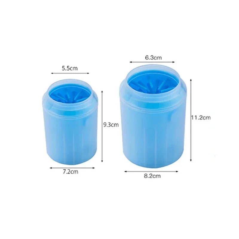 Pet Paw Cleaner Soft Silicone Foot Cleaning Brush Portable Pet Dogs Towel Foot Washer Cleaning Bucket Clean Brush Supplies - Tech For Pets