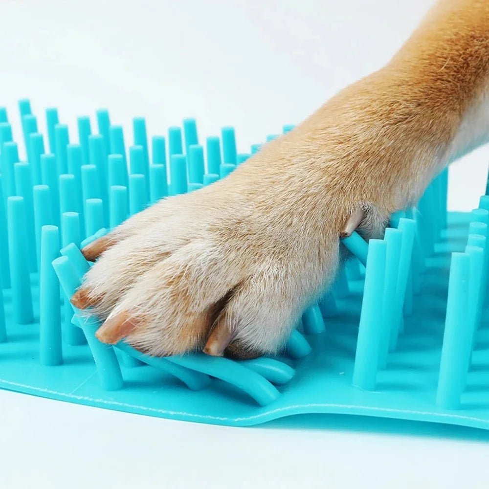 Pet Paw Cleaner Soft Silicone Foot Cleaning Brush Portable Pet Dogs Towel Foot Washer Cleaning Bucket Clean Brush Supplies - Tech For Pets
