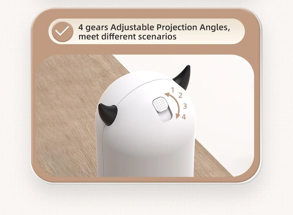 ROJECO Automatic Cat Toys Interactive Smart Teasing Pet LED Laser Indoor Cat Toy Accessories Handheld Electronic Cat Toy For Dog - Tech For Pets