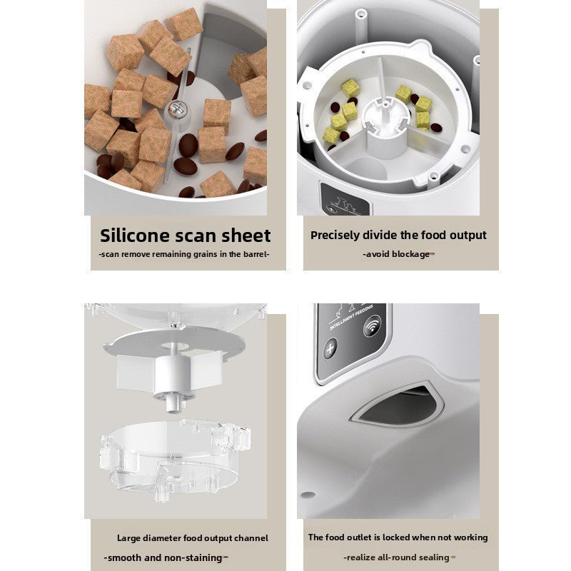 Smart Automatic Cat Feeder with Wi - Fi App Control & Portion Scheduling - Tech For Pets