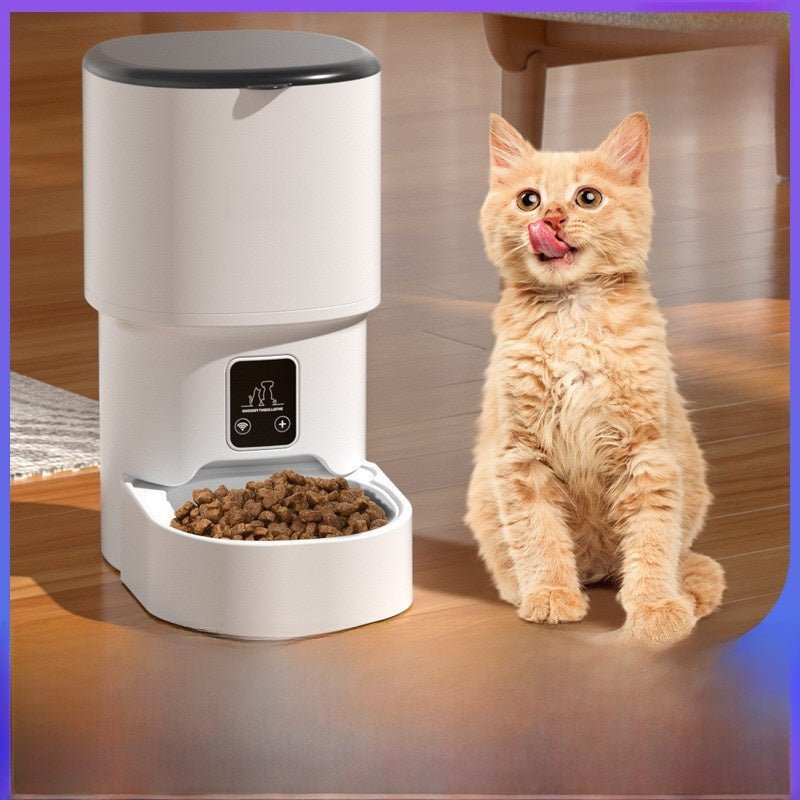 Smart Automatic Cat Feeder with Wi - Fi App Control & Portion Scheduling - Tech For Pets